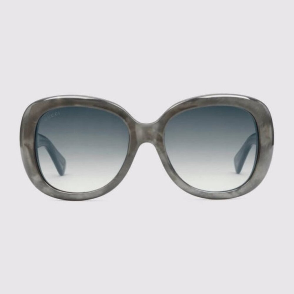 Gucci Oversized Pearl Gray Sunglasses 3830/F/S
